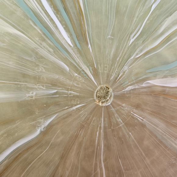 VINTAGE - Mid-Century: Union Products, Leominster, MA,Green/Swirled Plastic Bowl - Picture 5 of 5